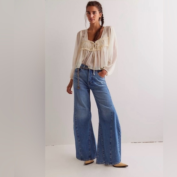 Free People Denim - Free People Black Eden Slouchy Jeans ( also in black